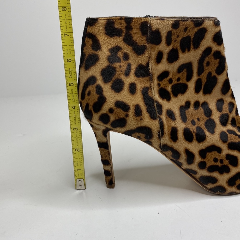 J. CREW Leopard Print Booties with Stiletto Heel size 10 - Picture 7 of 7